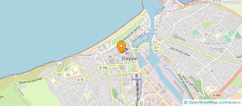 localisation de l'entreprise MONSIEUR FREDERIC BOUTEILLER à DIEPPE