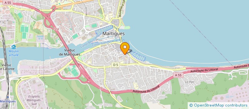 localisation de l'entreprise MONSIEUR FREDERIC BOUTEILLER à MARTIGUES