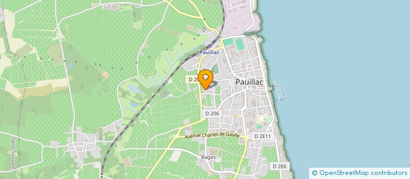 localisation de l'entreprise MONSIEUR FREDERIC BOUTET à PAUILLAC