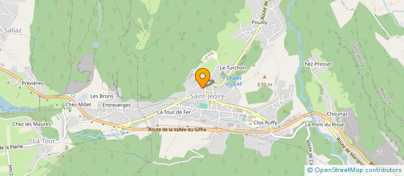 localisation de l'entreprise MONSIEUR FREDERIC BOUTIN à SAINT-JEOIRE