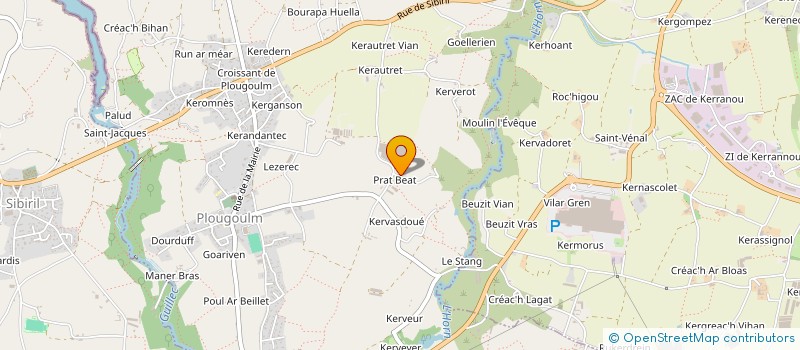localisation de l'entreprise MONSIEUR FREDERIC BOUTOUILLER  PLOUGOULM