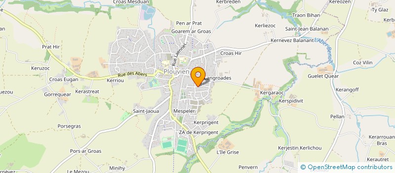 localisation de l'entreprise MONSIEUR FREDERIC BOUTY  PLOUVIEN
