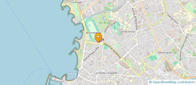 localisation de l'entreprise MONSIEUR FREDERIC BOUZAT  MARSEILLE