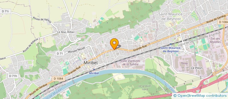 localisation de l'entreprise MONSIEUR FREDERIC BOYADJIAN à MIRIBEL