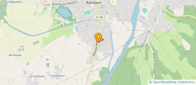 localisation de l'entreprise MONSIEUR FREDERIC BOYADJIAN  SAINT-JUST-SAINT-RAMBERT