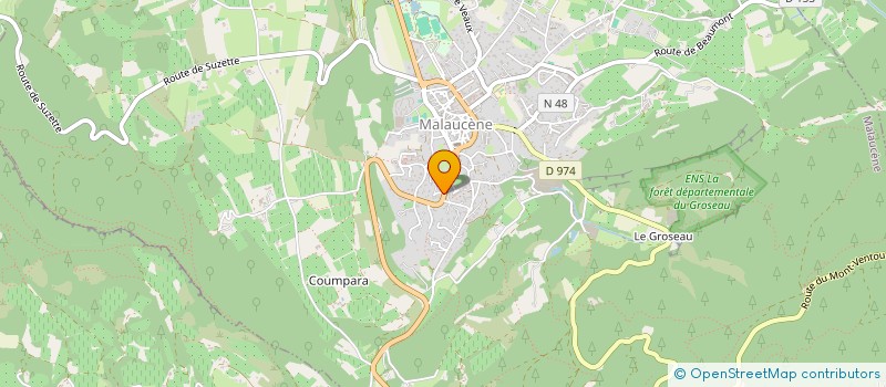 localisation de l'entreprise MONSIEUR FREDERIC BOYADJIAN  MALAUCENE