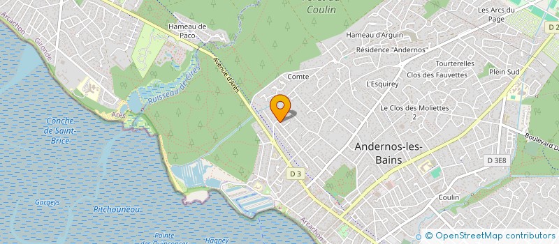 localisation de l'entreprise MONSIEUR FREDERIC BOYER  ANDERNOS-LES-BAINS