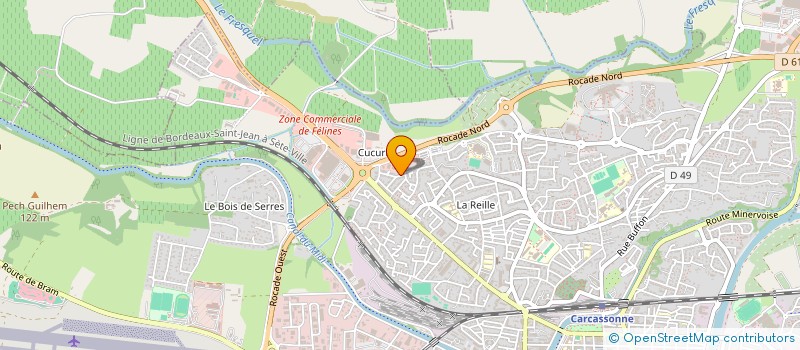 localisation de l'entreprise MONSIEUR FREDERIC BOYER  CARCASSONNE