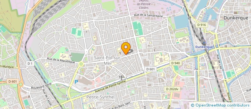 localisation de l'entreprise MONSIEUR FREDERIC BRACONNIER à DUNKERQUE