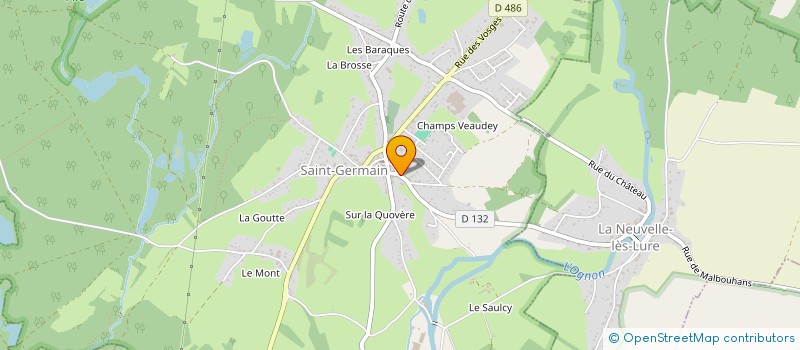 localisation de l'entreprise MONSIEUR FREDERIC BRANCATO  SAINT-GERMAIN