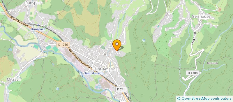 localisation de l'entreprise MONSIEUR FREDERIC BRANCO  SAINT-AMARIN