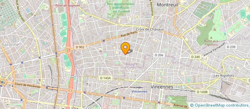 localisation de l'entreprise MONSIEUR FREDERIC BRANDON à MONTREUIL