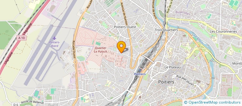 localisation de l'entreprise MONSIEUR FREDERIC BRANKA à POITIERS