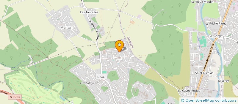 localisation de l'entreprise MONSIEUR FREDERIC BREARD  EVREUX