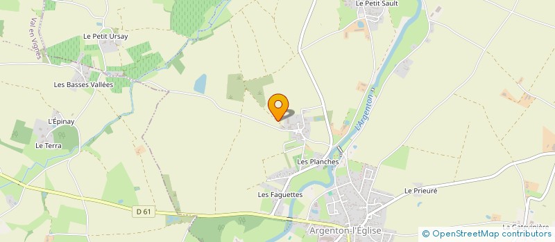 localisation de l'entreprise MONSIEUR FREDERIC BREMAUD  LORETZ-D'ARGENTON