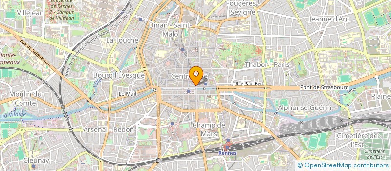 localisation de l'entreprise MONSIEUR FREDERIC BREMOND  RENNES