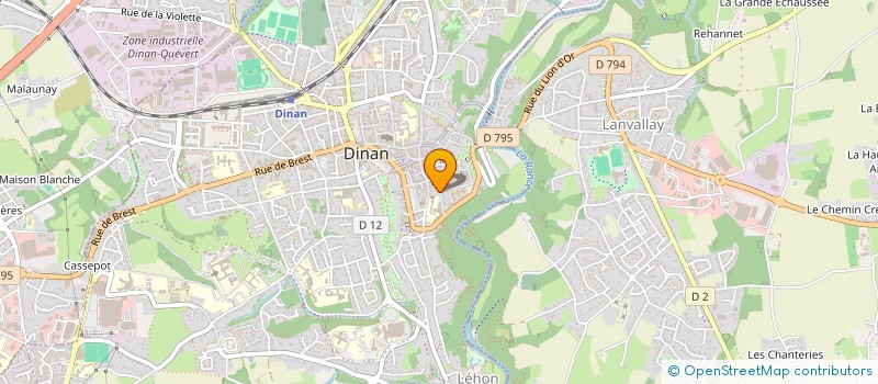localisation de l'entreprise MONSIEUR FREDERIC BRENET à DINAN