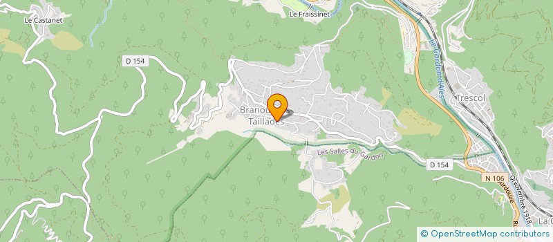 localisation de l'entreprise MONSIEUR FREDERIC BRES à BRANOUX-LES-TAILLADES