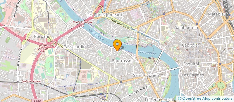 localisation de l'entreprise MONSIEUR FREDERIC BRET à TOULOUSE
