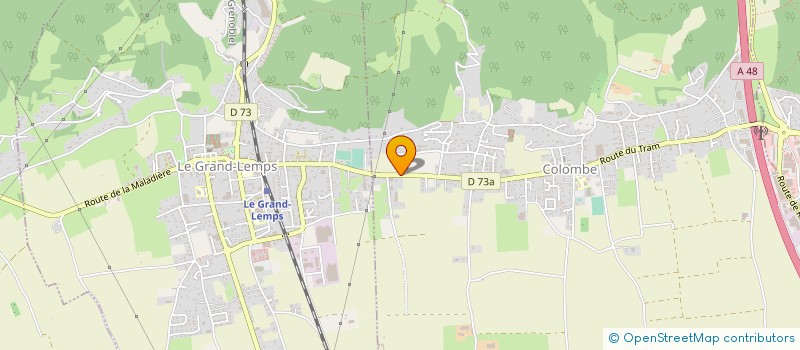 localisation de l'entreprise MONSIEUR FREDERIC BRETAUD  COLOMBE