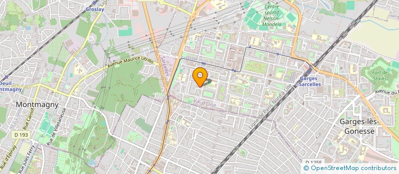 localisation de l'entreprise MONSIEUR FREDERIC BREVAL  SARCELLES