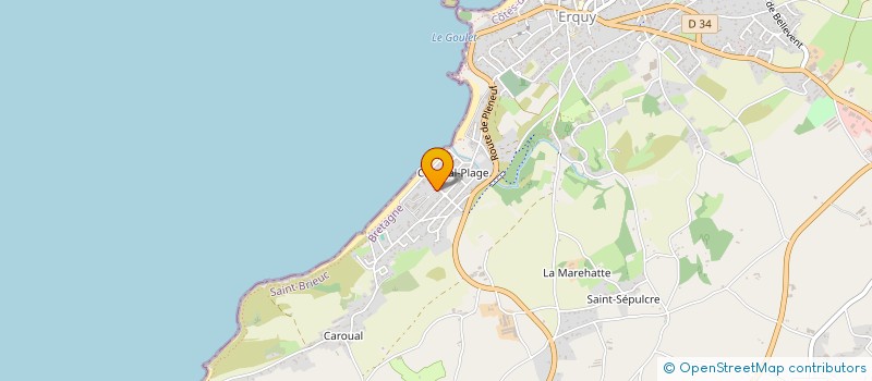 localisation de l'entreprise MONSIEUR FREDERIC BREXEL  ERQUY