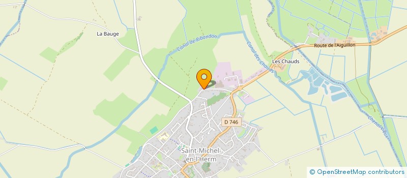 localisation de l'entreprise MONSIEUR FREDERIC BRIDARD  SAINT-MICHEL-EN-L'HERM