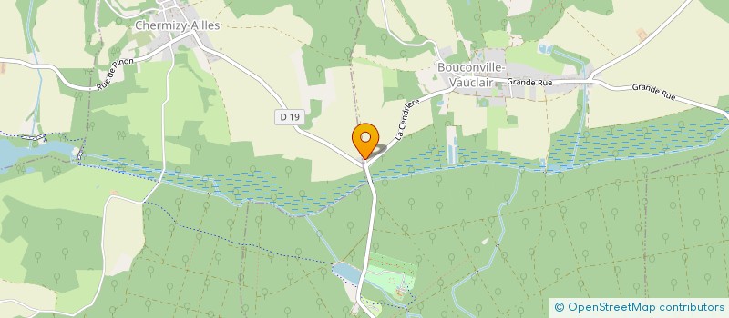 localisation de l'entreprise MONSIEUR FREDERIC BRIHIER  CHAMOUILLE