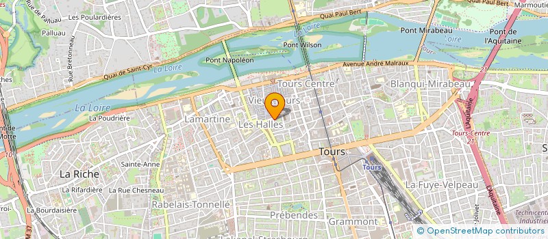 localisation de l'entreprise MONSIEUR FREDERIC BRINDEL  TOURS