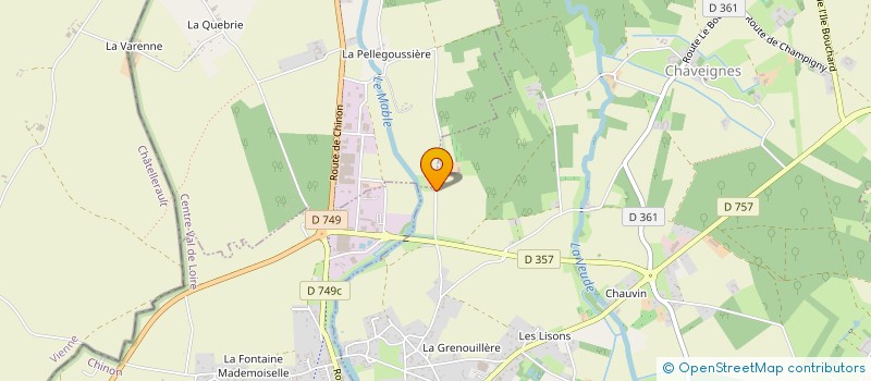 localisation de l'entreprise MONSIEUR FREDERIC BRION  CHAVEIGNES