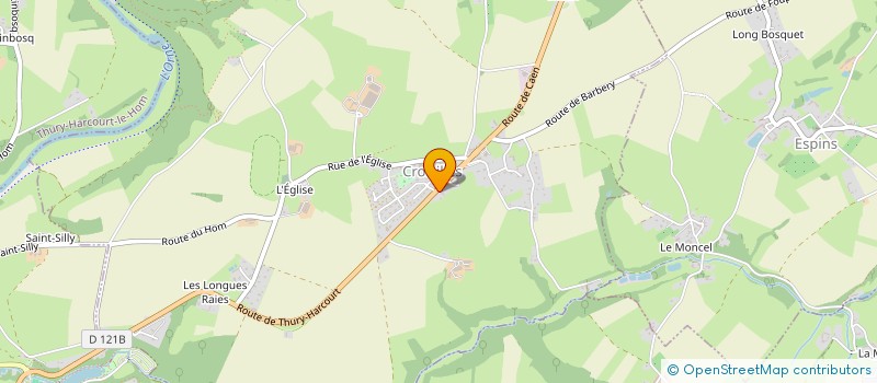 localisation de l'entreprise MONSIEUR FREDERIC BRION  CROISILLES