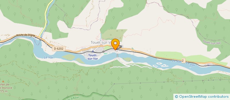 localisation de l'entreprise MONSIEUR FREDERIC BRISCHEN  TOUET-SUR-VAR