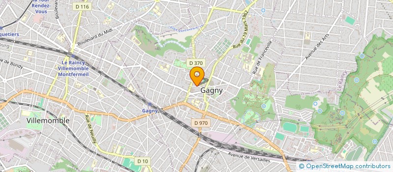 localisation de l'entreprise MONSIEUR FREDERIC BRISON  GAGNY