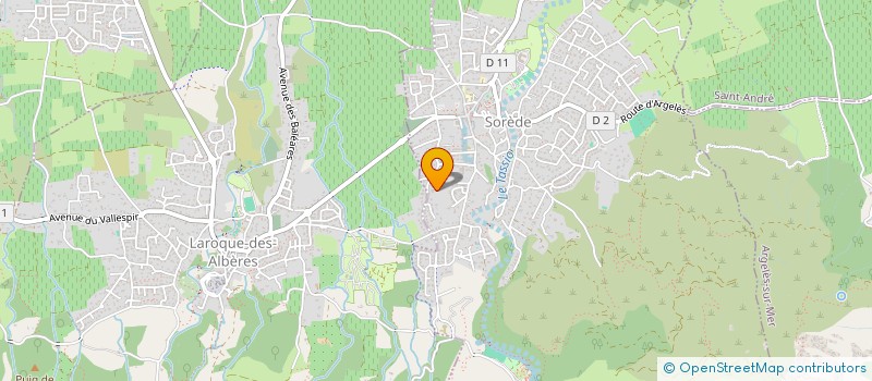 localisation de l'entreprise MONSIEUR FREDERIC BRISTHUILLE  SOREDE