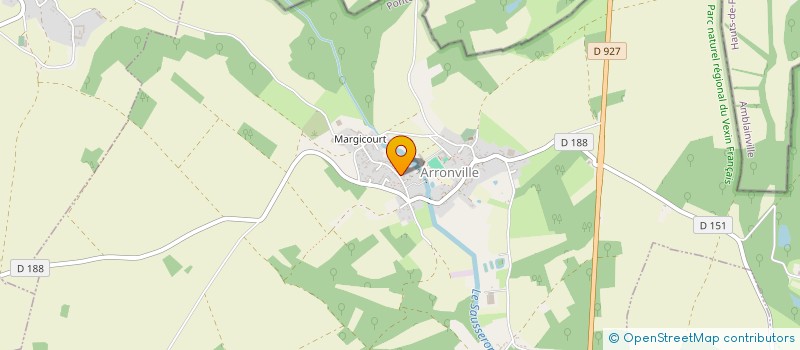 localisation de l'entreprise MONSIEUR FREDERIC BROCHET  ARRONVILLE