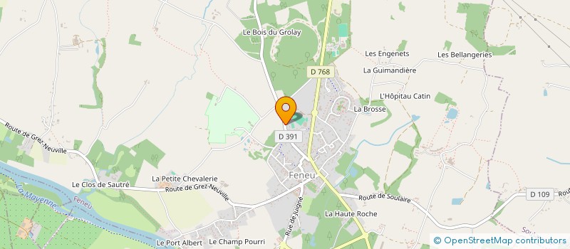 localisation de l'entreprise MONSIEUR FREDERIC BROGARD à FENEU