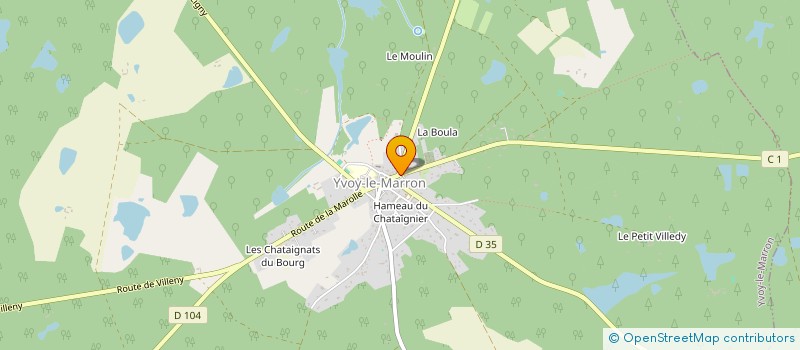 localisation de l'entreprise MONSIEUR FREDERIC BRONIEWSKI à YVOY-LE-MARRON