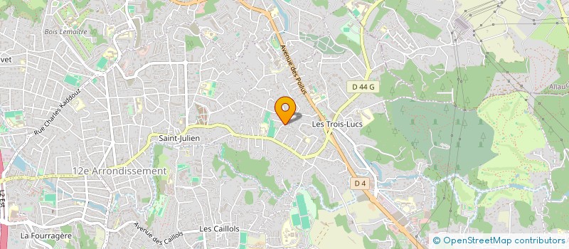 localisation de l'entreprise MONSIEUR FREDERIC BRONSARD  MARSEILLE