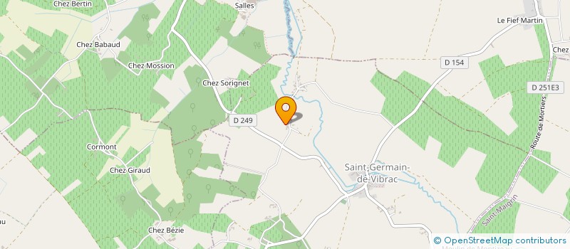 localisation de l'entreprise MONSIEUR FREDERIC BROSSEAU  SAINT-GERMAIN-DE-VIBRAC