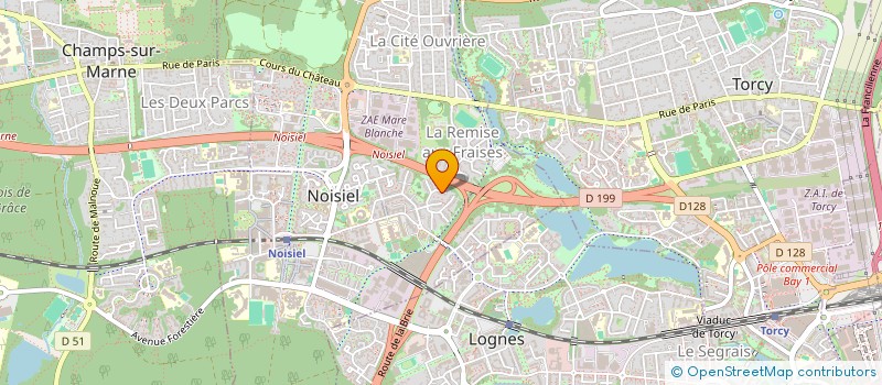 localisation de l'entreprise MONSIEUR FREDERIC BROTTE  NOISIEL