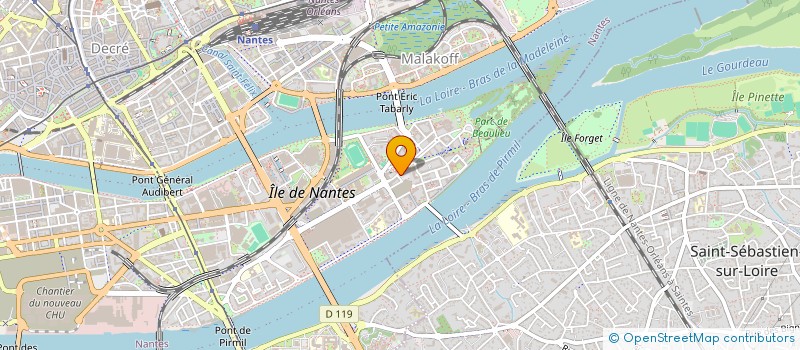 localisation de l'entreprise MONSIEUR FREDERIC BROUARD à NANTES