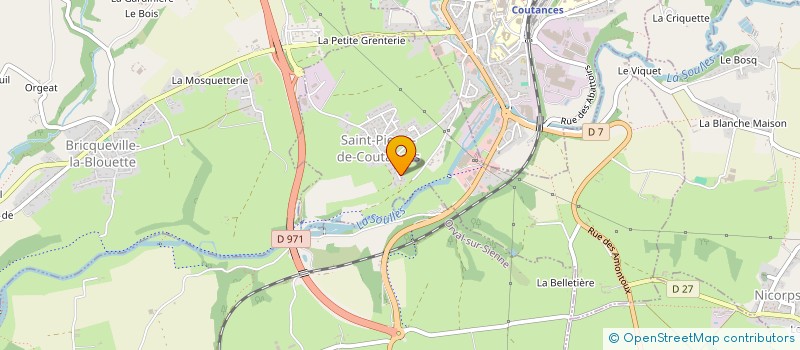 localisation de l'entreprise MONSIEUR FREDERIC BROUSSAUD  SAINT-PIERRE-DE-COUTANCES