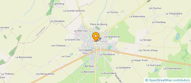 localisation de l'entreprise MONSIEUR FREDERIC BROUSSIN  MANTHELAN