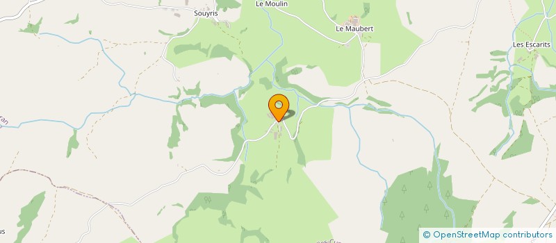 localisation de l'entreprise MONSIEUR FREDERIC BRU  SALLES-CURAN