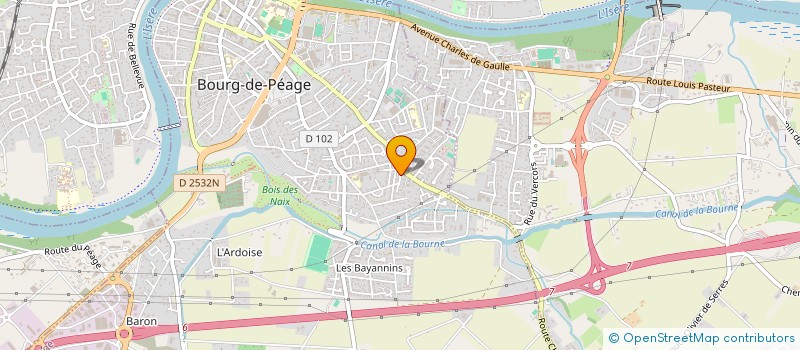 localisation de l'entreprise MONSIEUR FREDERIC BRUCKER  BOURG-DE-PEAGE