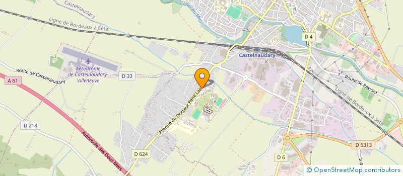 localisation de l'entreprise MONSIEUR FREDERIC BRUGES  CASTELNAUDARY