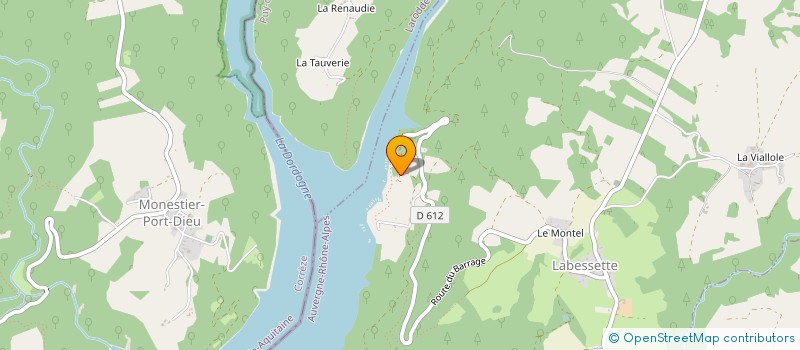 localisation de l'entreprise MONSIEUR FREDERIC BRUGIERE  AVEZE