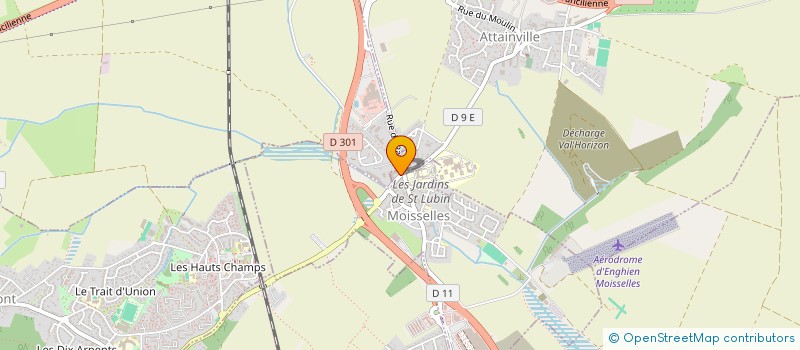localisation de l'entreprise MONSIEUR FREDERIC BRUGNARD à MOISSELLES