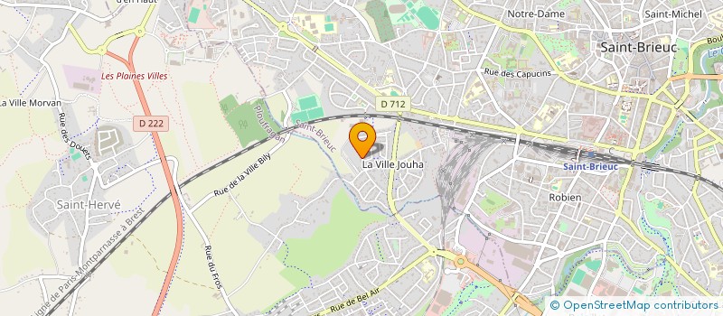 localisation de l'entreprise MONSIEUR FREDERIC BRUIMAUD à SAINT-BRIEUC