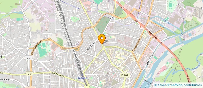 localisation de l'entreprise MONSIEUR FREDERIC BRULIN  ROANNE